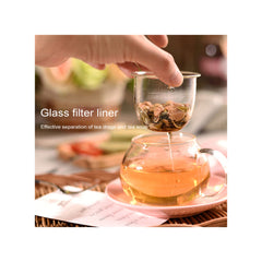 Mushroom Tea Infuser Glass - Filtrum Home